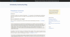 Desktop Screenshot of christianity.blogoverflow.com